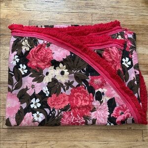 Vintage Floral Twin Blanket